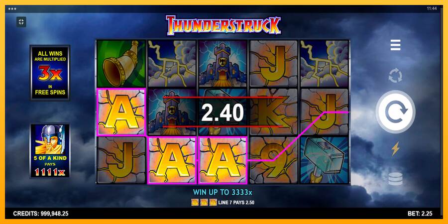 Thunderstruck macchina da gioco per soldi, immagine 4