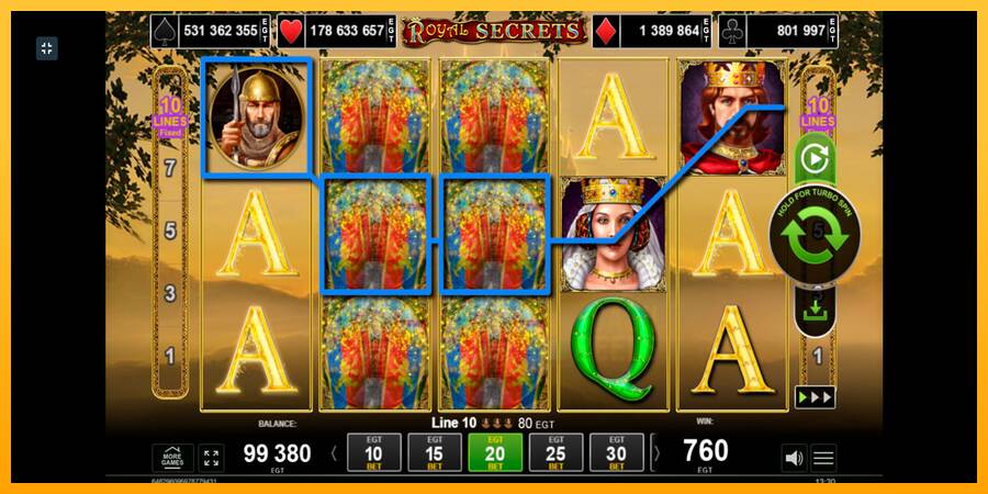 Royal Secrets macchina da gioco per soldi, immagine 5