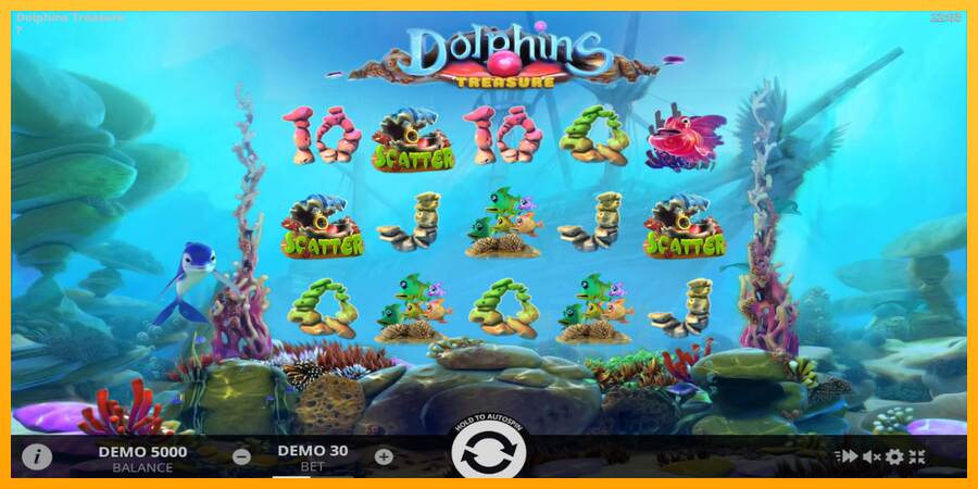 Dolphins Treasure macchina da gioco per soldi, immagine 1