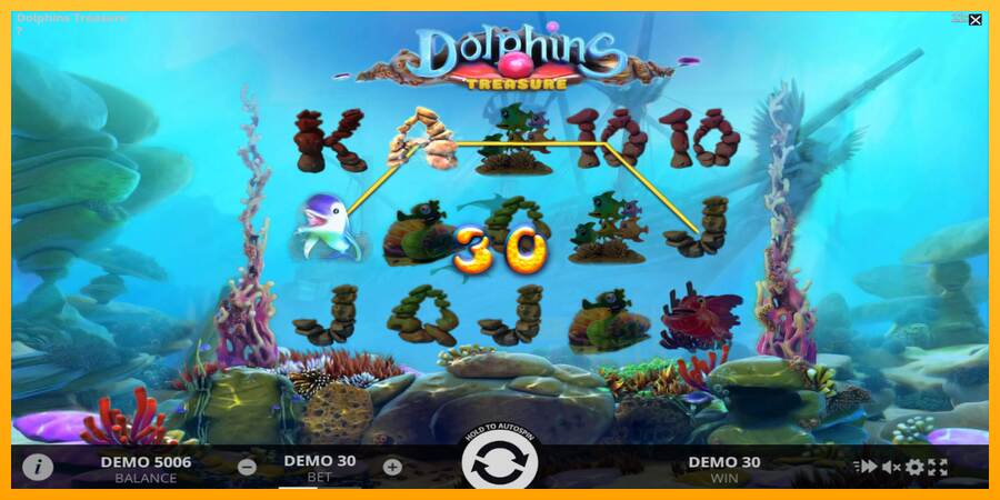 Dolphins Treasure macchina da gioco per soldi, immagine 3