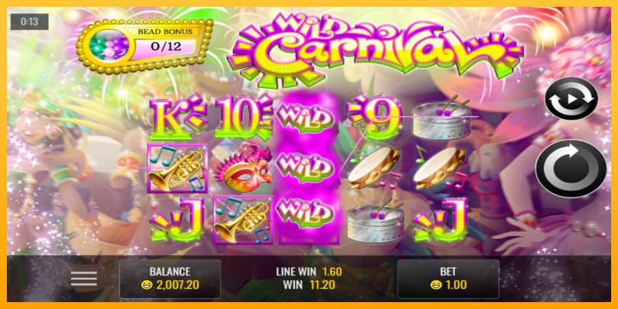 Wild Carnival macchina da gioco per soldi, immagine 2