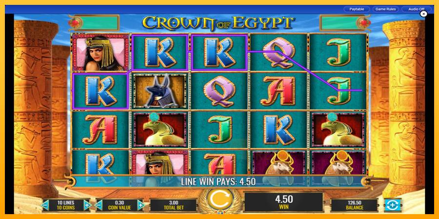 Crown of Egypt macchina da gioco per soldi, immagine 2