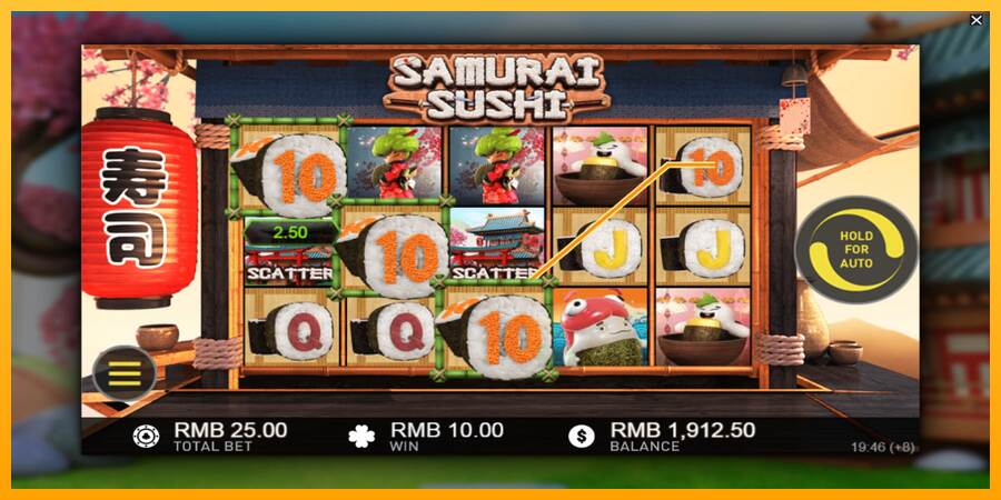 Samurai Sushi macchina da gioco per soldi, immagine 3