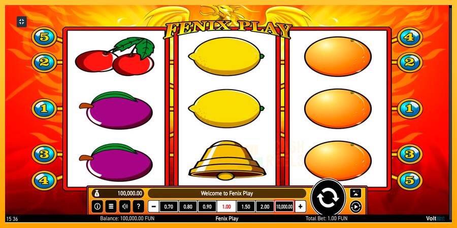 Fenix Play macchina da gioco per soldi, immagine 1