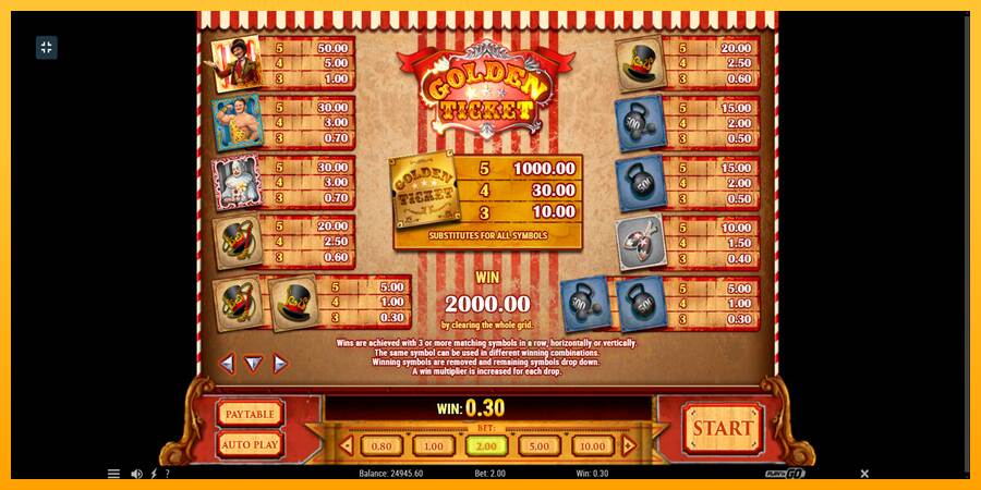 Golden Ticket macchina da gioco per soldi, immagine 5