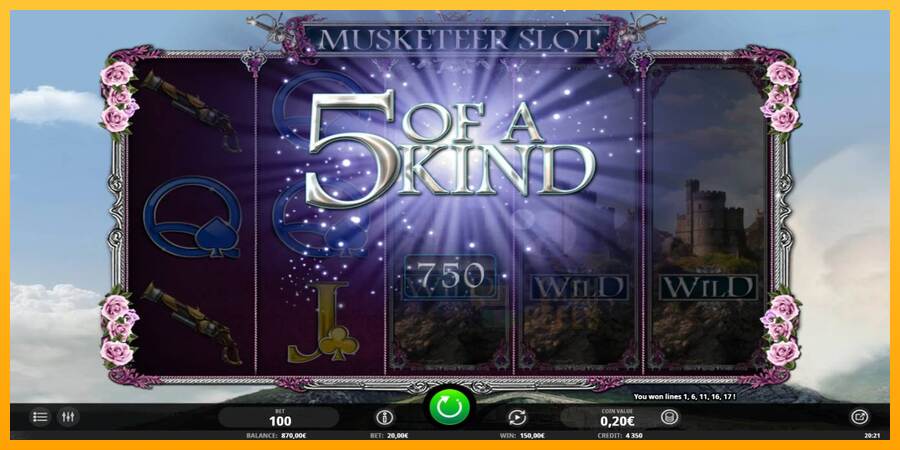 Musketeer Slot macchina da gioco per soldi, immagine 4