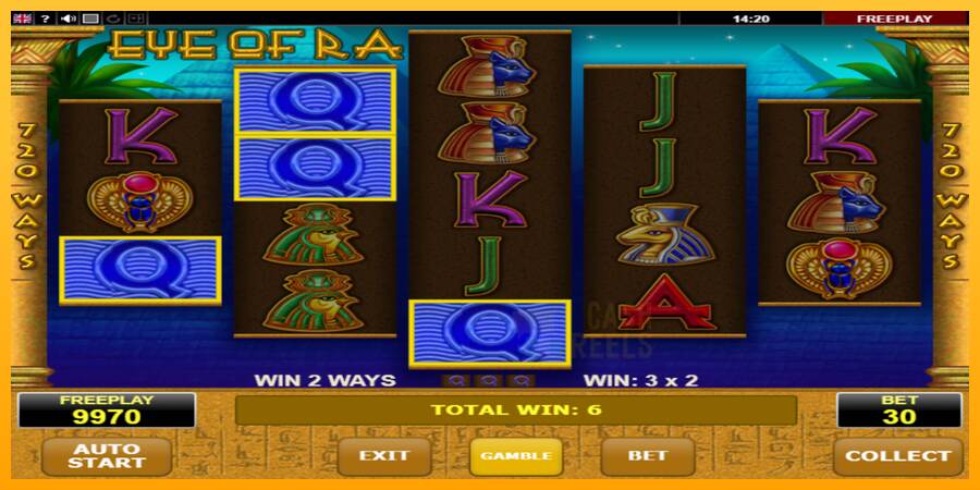 Eye of Ra macchina da gioco per soldi, immagine 3