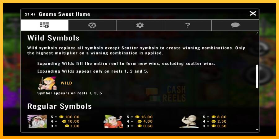 Gnome Sweet Home macchina da gioco per soldi, immagine 4