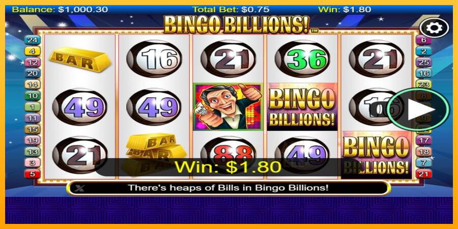 Bingo Billions macchina da gioco per soldi, immagine 2