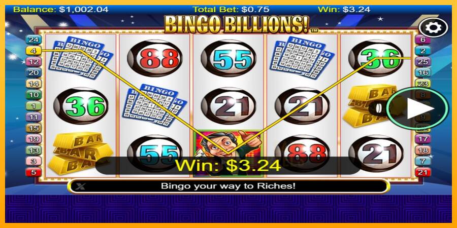 Bingo Billions macchina da gioco per soldi, immagine 3