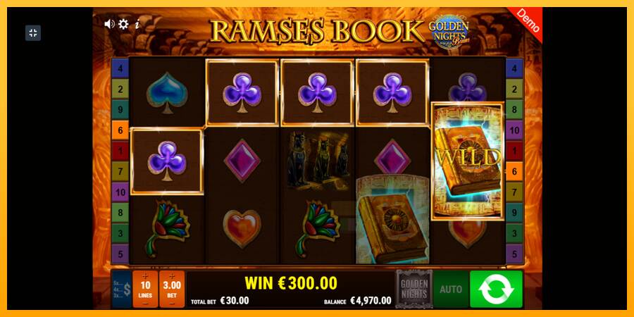 Ramses Book Golden Nights macchina da gioco per soldi, immagine 3