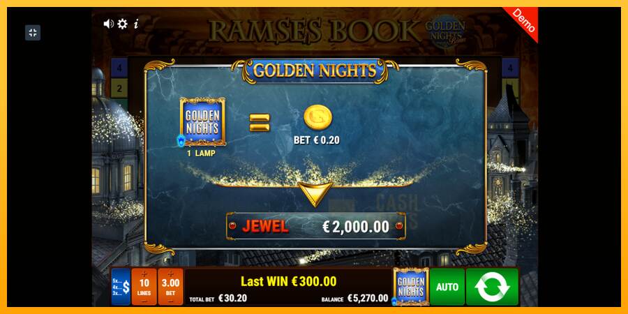 Ramses Book Golden Nights macchina da gioco per soldi, immagine 4