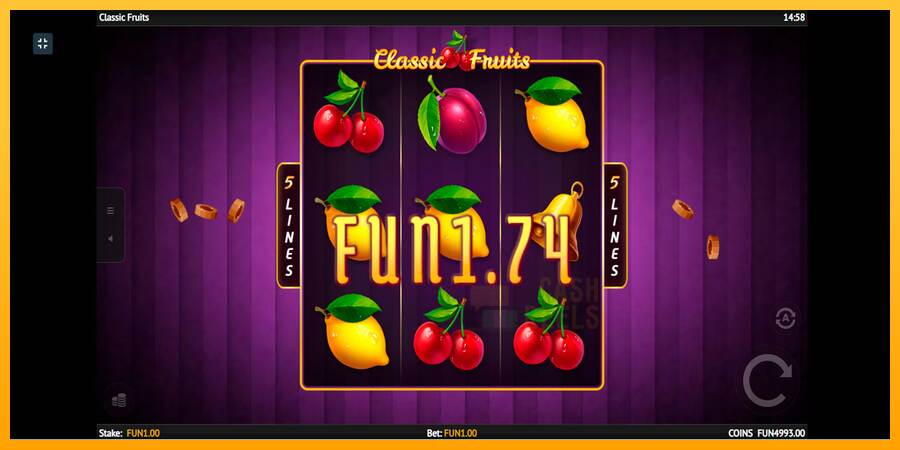 Classic Fruit macchina da gioco per soldi, immagine 2