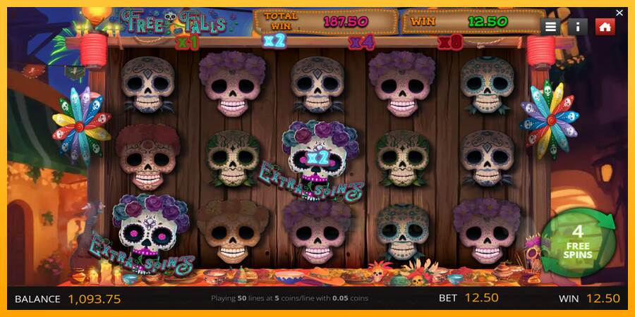 Calavera Cascades macchina da gioco per soldi, immagine 4