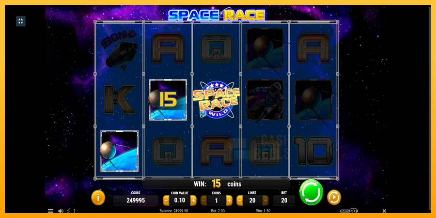 Space Race macchina da gioco per soldi, immagine 2