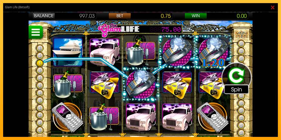 Glam Life macchina da gioco per soldi, immagine 3