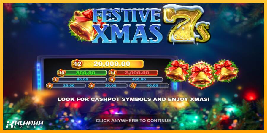 Festive Xmas 7s macchina da gioco per soldi, immagine 1