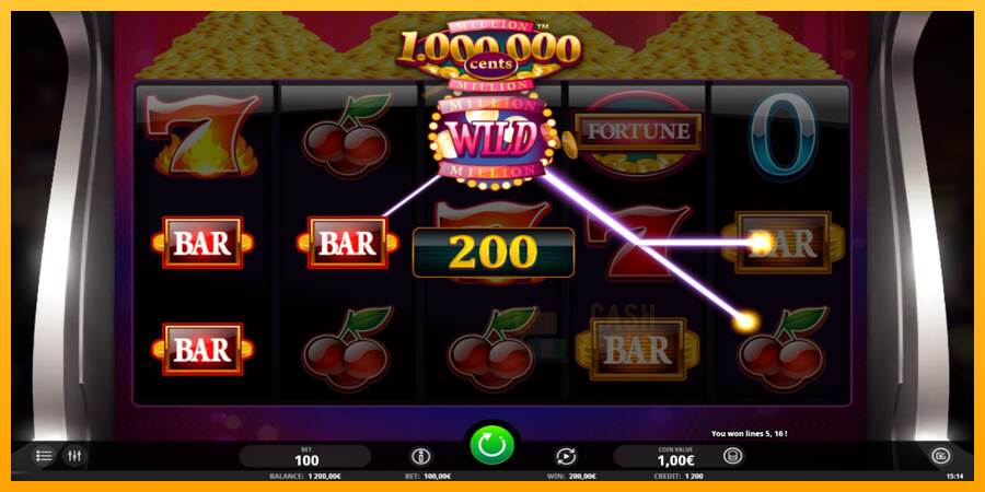 Million Cents macchina da gioco per soldi, immagine 4