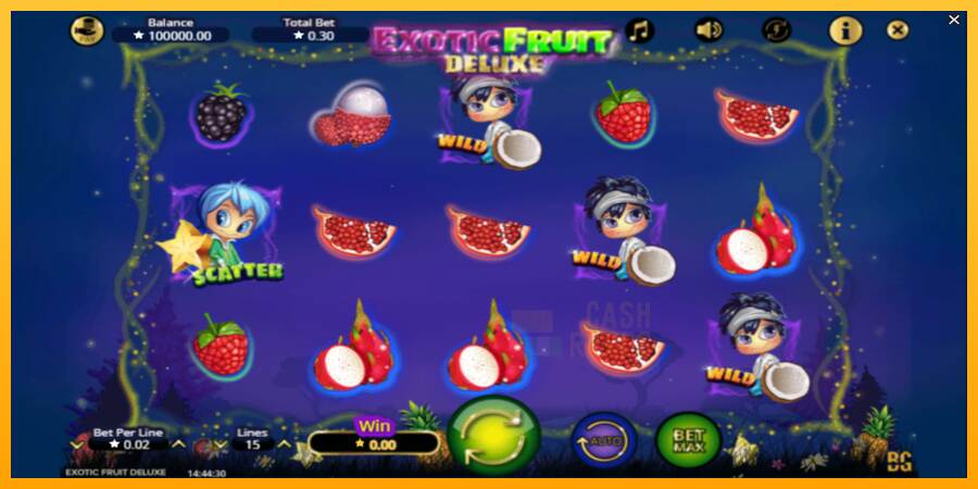 Exotic Fruit Deluxe macchina da gioco per soldi, immagine 2