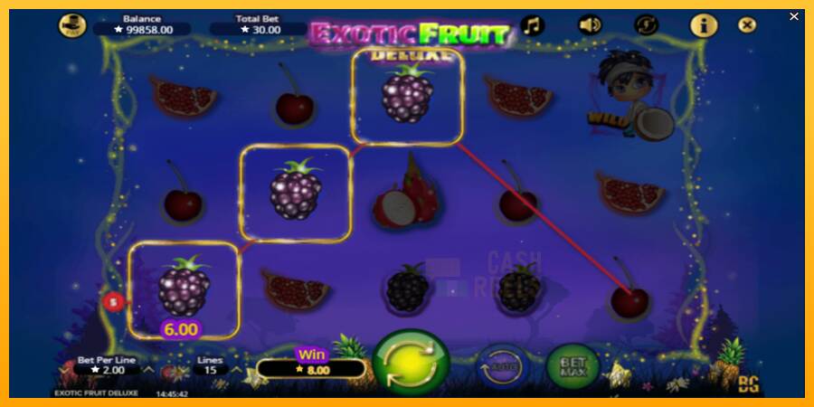 Exotic Fruit Deluxe macchina da gioco per soldi, immagine 4