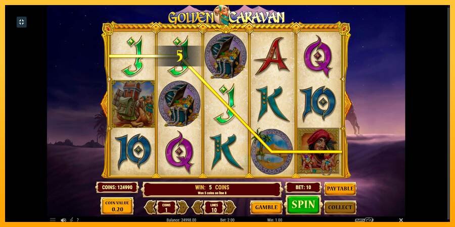 Golden Caravan macchina da gioco per soldi, immagine 2