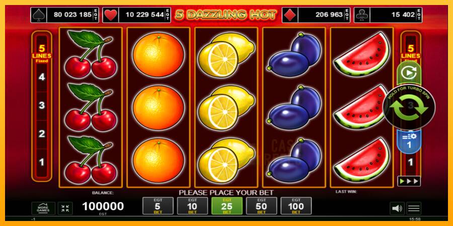 5 Dazzling Hot macchina da gioco per soldi, immagine 1