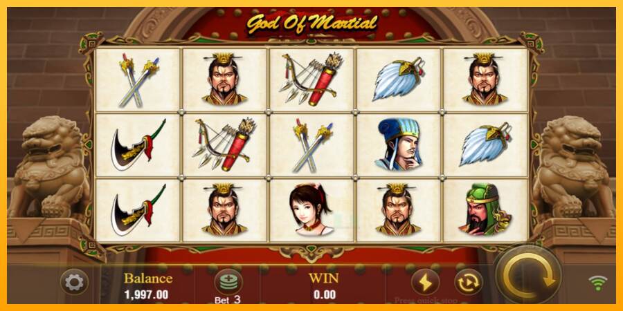 God Of Martial macchina da gioco per soldi, immagine 2