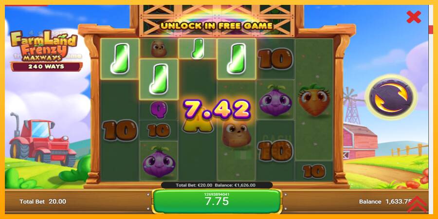 Farmland Frenzy Maxways macchina da gioco per soldi, immagine 4