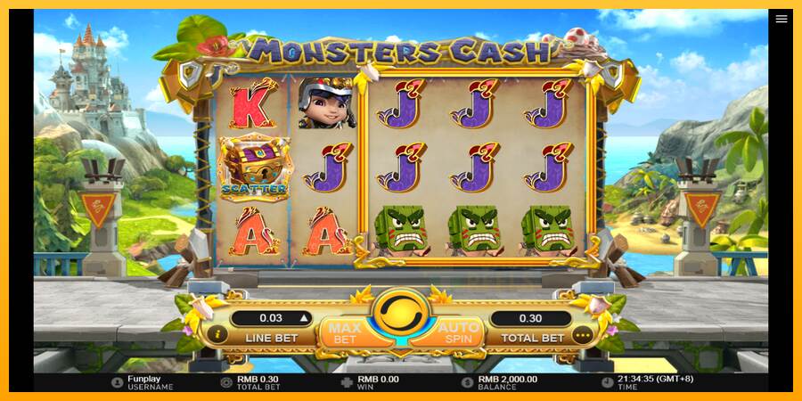 Monsters Cash macchina da gioco per soldi, immagine 2