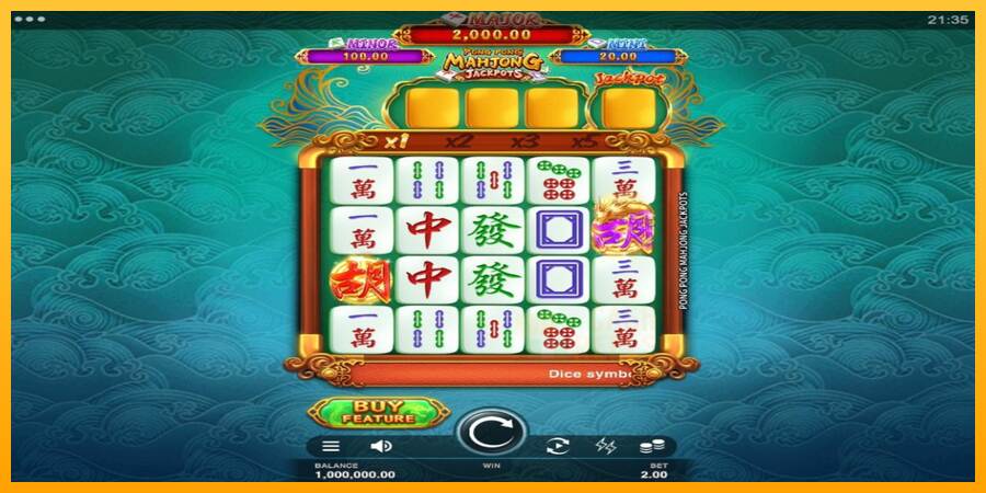 Pong Pong Mahjong Jackpots macchina da gioco per soldi, immagine 1