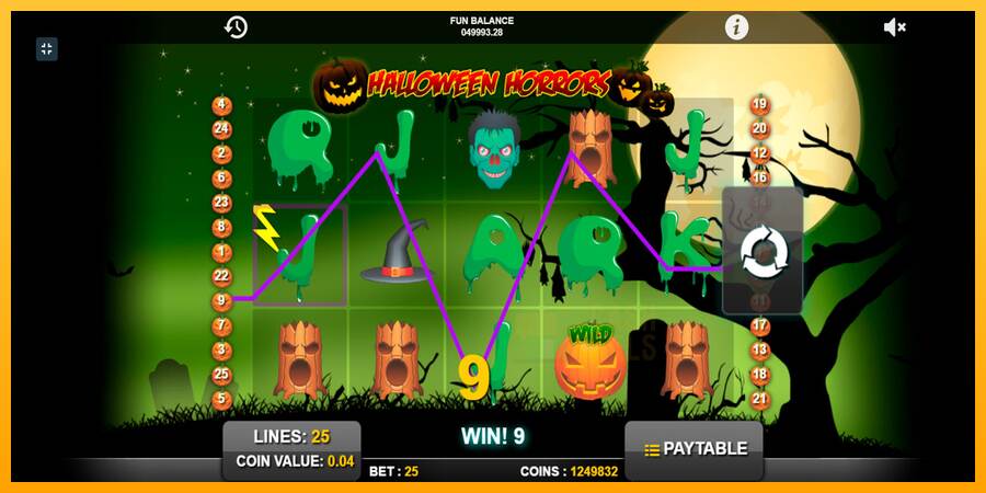 Halloween Horrors macchina da gioco per soldi, immagine 5