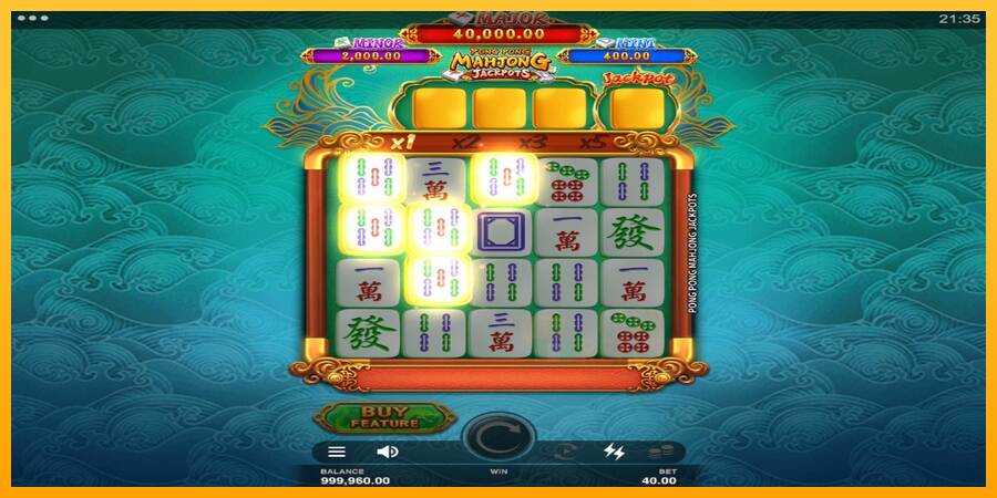 Pong Pong Mahjong Jackpots macchina da gioco per soldi, immagine 2