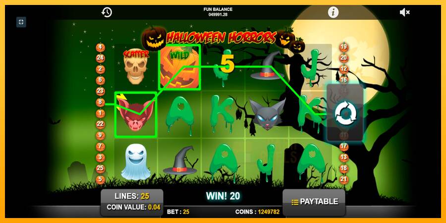 Halloween Horrors macchina da gioco per soldi, immagine 7