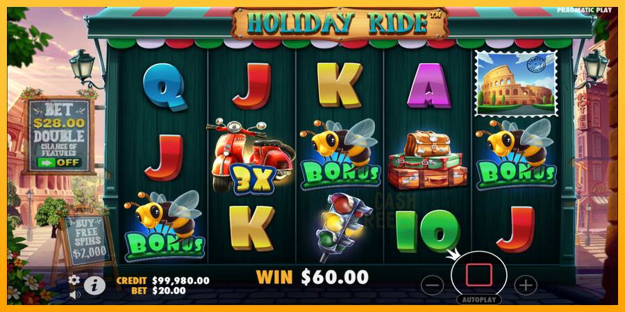 Holiday Ride macchina da gioco per soldi, immagine 3