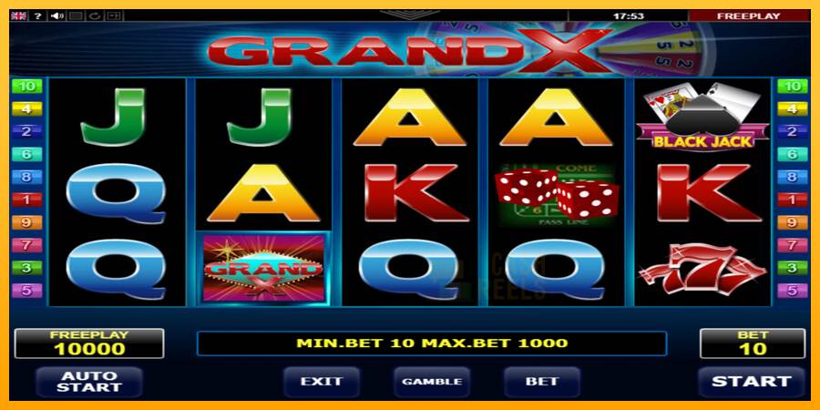 GrandX macchina da gioco per soldi, immagine 2