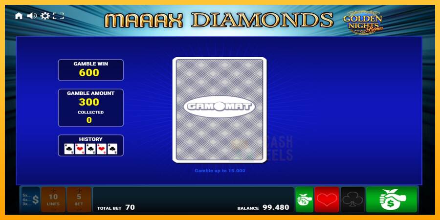 Maaax Diamonds Golden Nights macchina da gioco per soldi, immagine 5