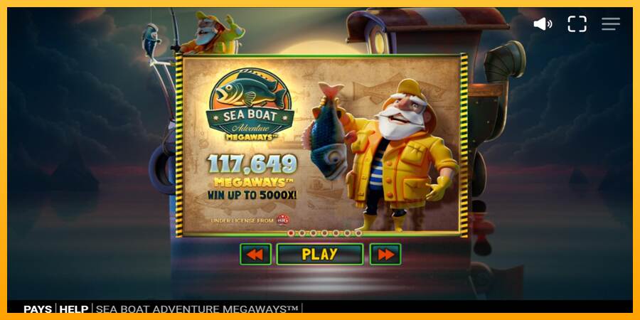 Sea Boat Adventure Megaways macchina da gioco per soldi, immagine 1