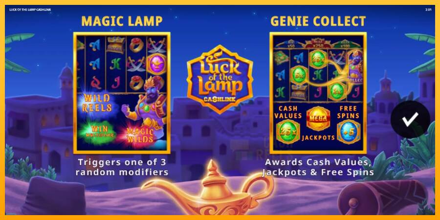 Luck of the Lamp Cashlink macchina da gioco per soldi, immagine 1