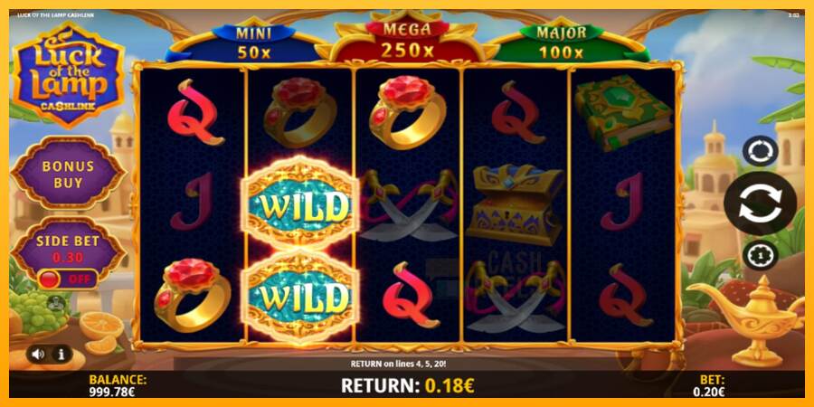 Luck of the Lamp Cashlink macchina da gioco per soldi, immagine 3