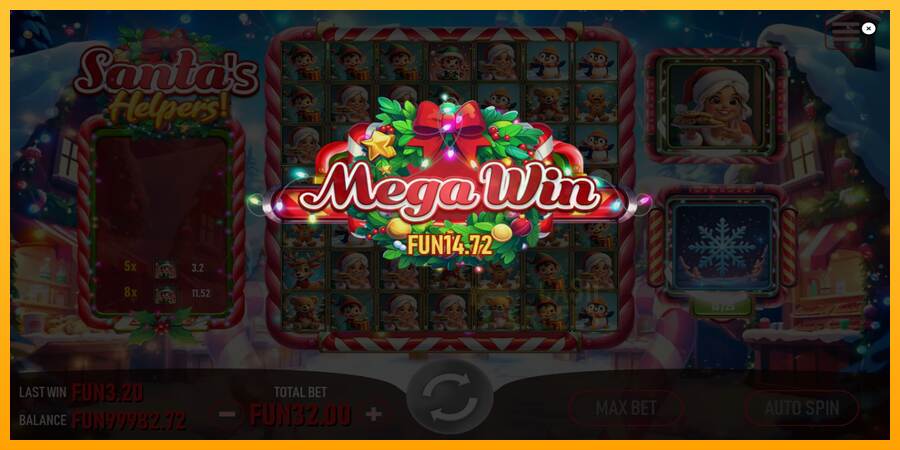 Santas Helpers macchina da gioco per soldi, immagine 2