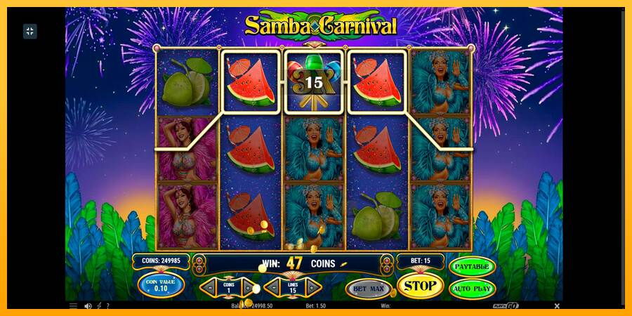 Samba Carnival macchina da gioco per soldi, immagine 2