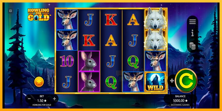 Howling for Gold macchina da gioco per soldi, immagine 1