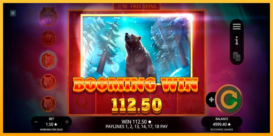 Howling for Gold macchina da gioco per soldi, immagine 7