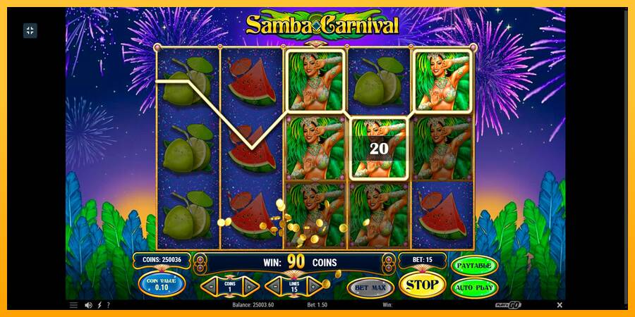 Samba Carnival macchina da gioco per soldi, immagine 5