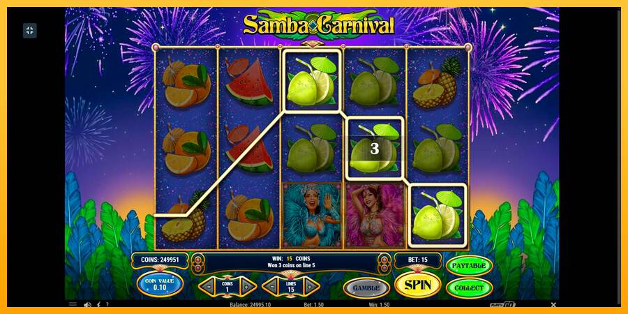 Samba Carnival macchina da gioco per soldi, immagine 7