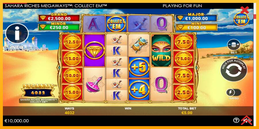 Sahara Riches Megaways Collect Em macchina da gioco per soldi, immagine 2