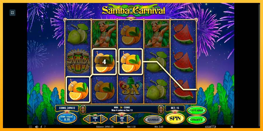 Samba Carnival macchina da gioco per soldi, immagine 9