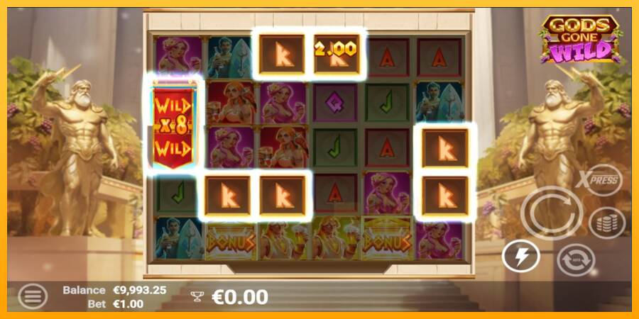 Gods Gone Wild macchina da gioco per soldi, immagine 3