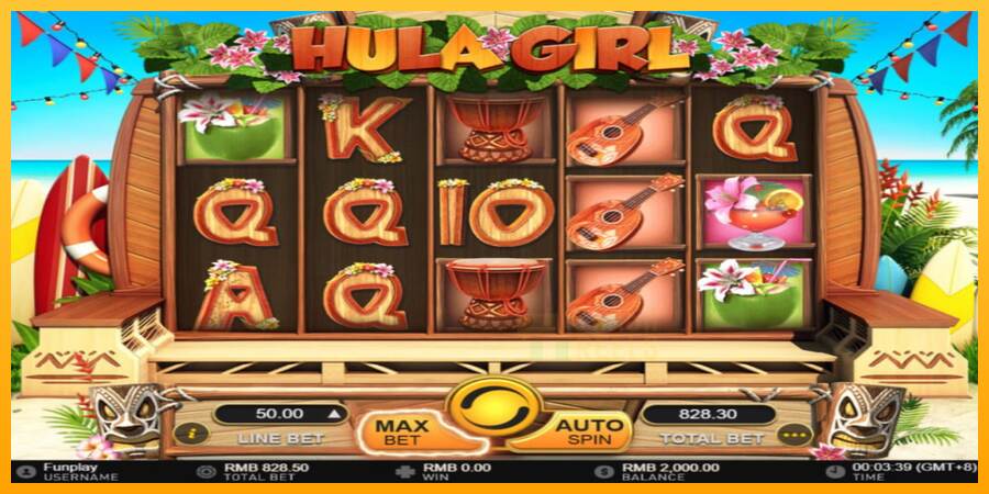 Hula Girl macchina da gioco per soldi, immagine 2