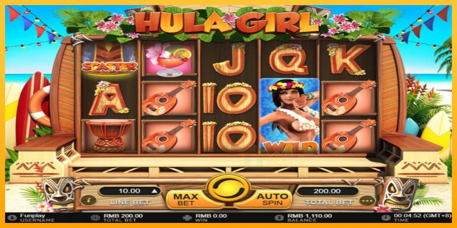 Hula Girl macchina da gioco per soldi, immagine 4